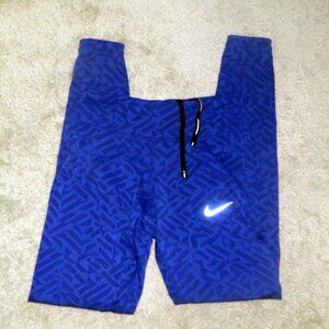 Nike Dri Fit Womens Size XS Blue Geometric Print Leggings -  SP170609SAA